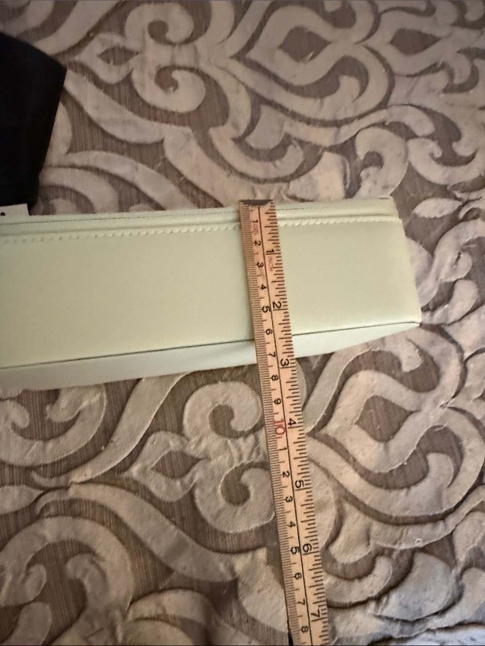 Prada Cosmetic Case in Black with Light Green Trim with 3 ๐ $ mirror - Picture 9 of 10